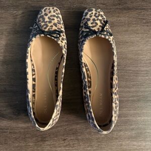 Cole Haan Women's Animal Print Flats with Bow